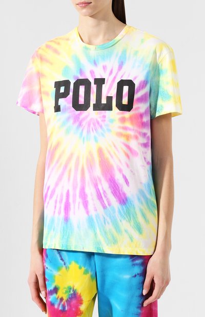Хлопковая футболка POLO RALPH LAUREN, арт. 211744691, фото 3