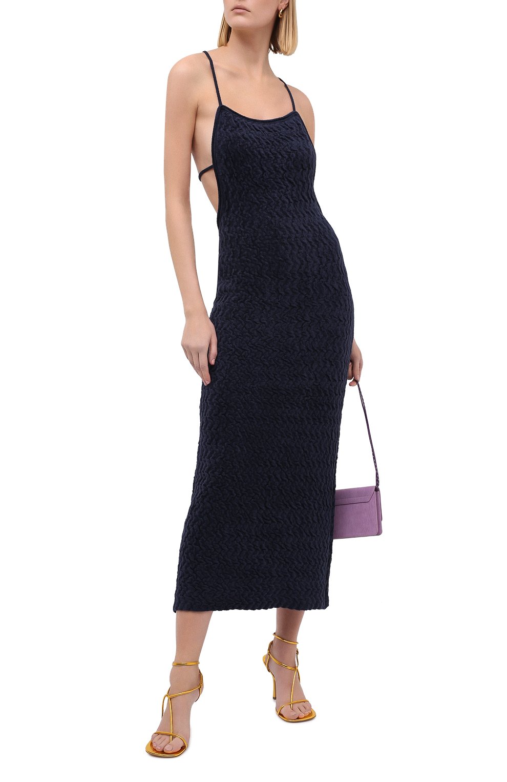 Платье из вискозы JACQUEMUS, арт. 203KN17/221380, фото 2