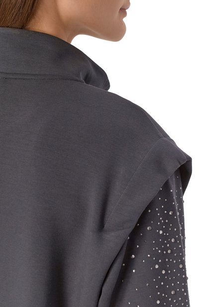 Толстовка с отделкой стразами EA7, арт. 7W001016/AF24375, фото 5