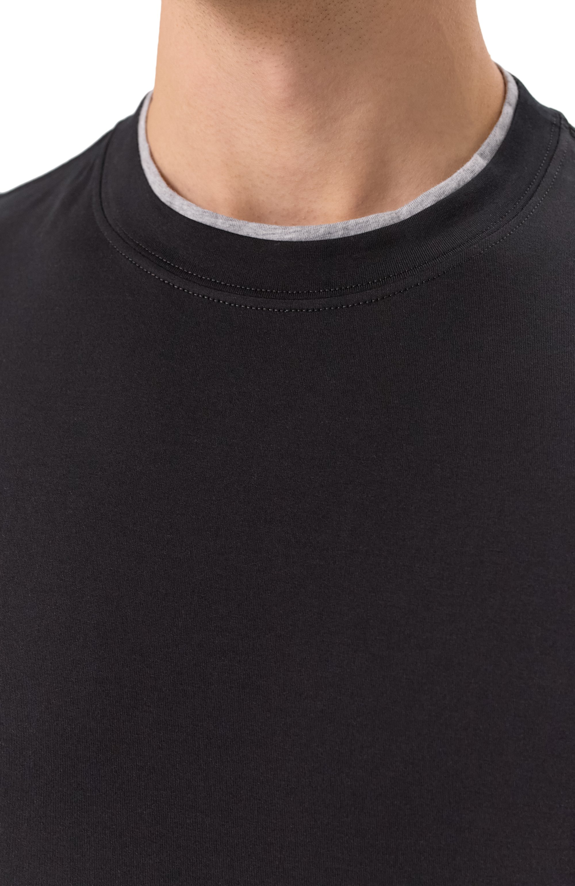 Хлопковая футболка BRUNELLO CUCINELLI, арт. M0B137427, фото 5