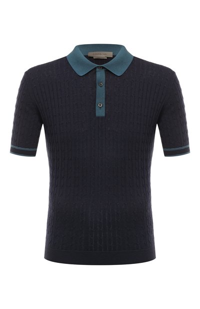 Поло из шелка и хлопка CORNELIANI, арт. 91M552-3125144, фото 1