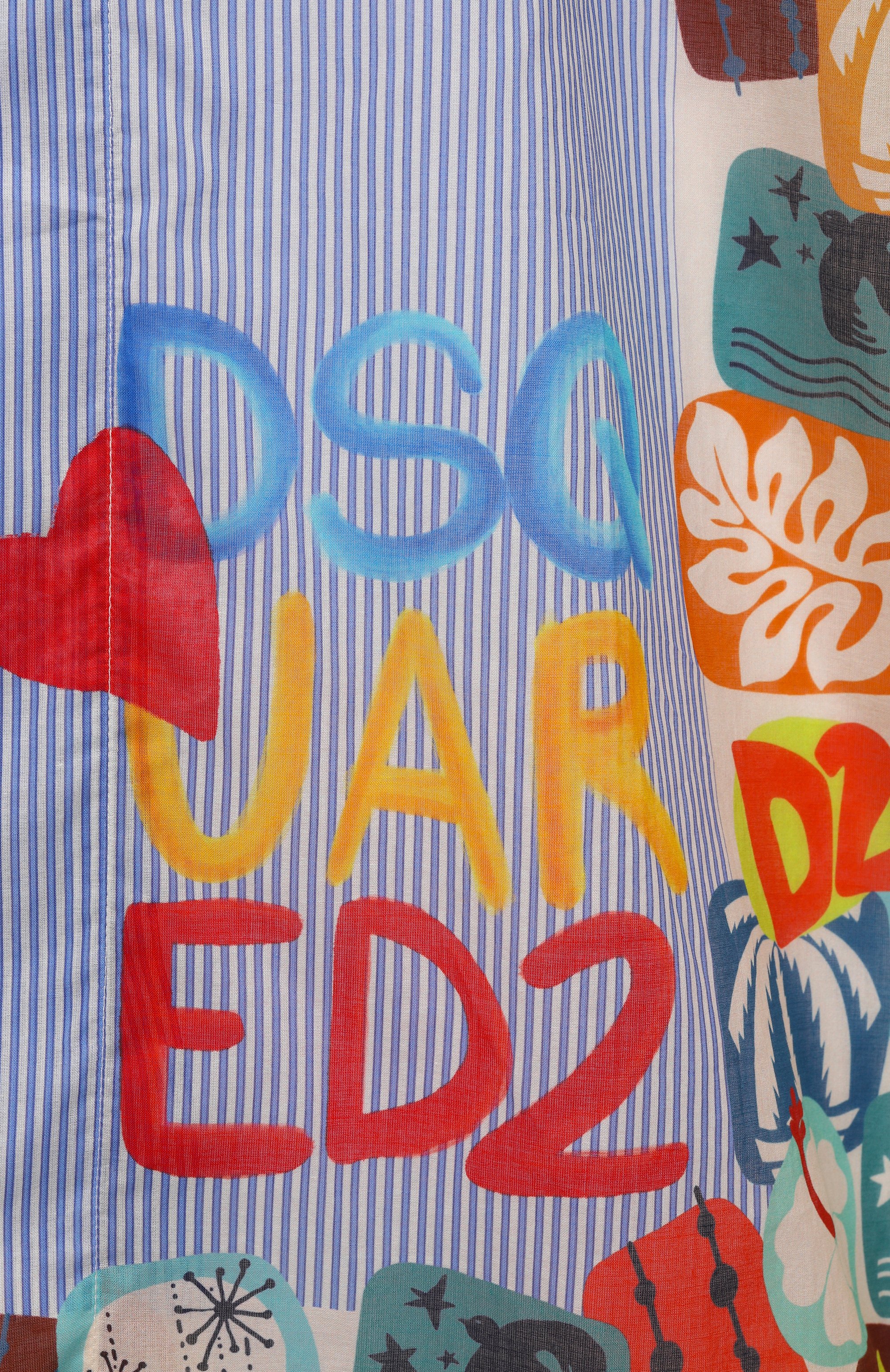 Хлопковое платье DSQUARED2, арт. D6A2C5230, фото 6