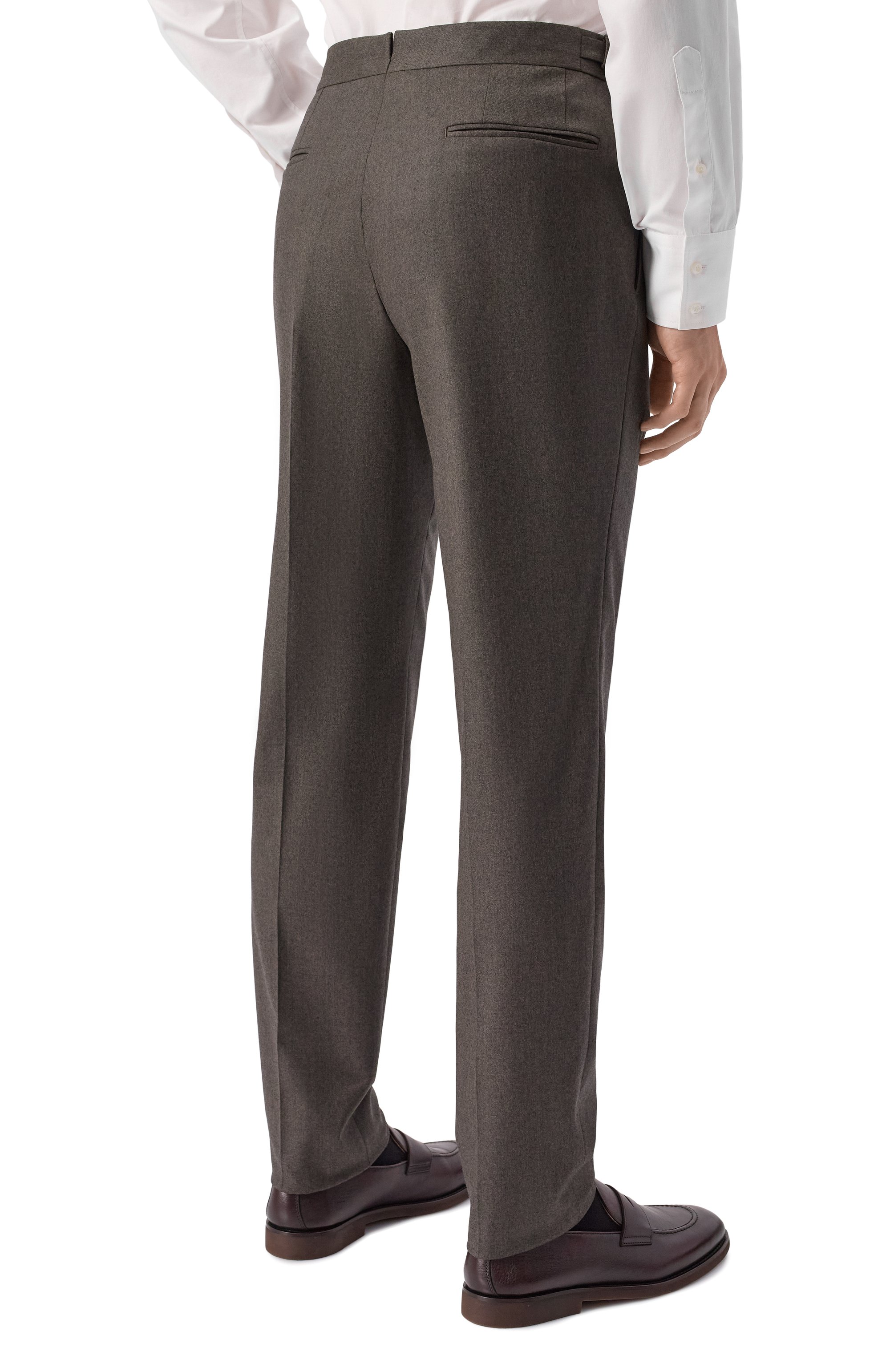 Шерстяные брюки ZEGNA, арт. 75A812/830F21A, фото 4