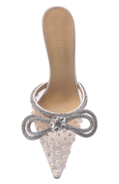 Мюли double bow 100 MACH & MACH, арт. FW21-0326 PVC, фото 5