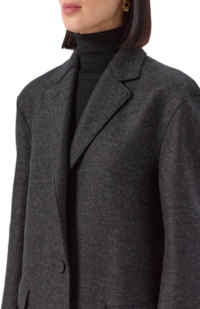 Шерстяное пальто HARRIS WHARF LONDON, арт. AE1289MLK, фото 5