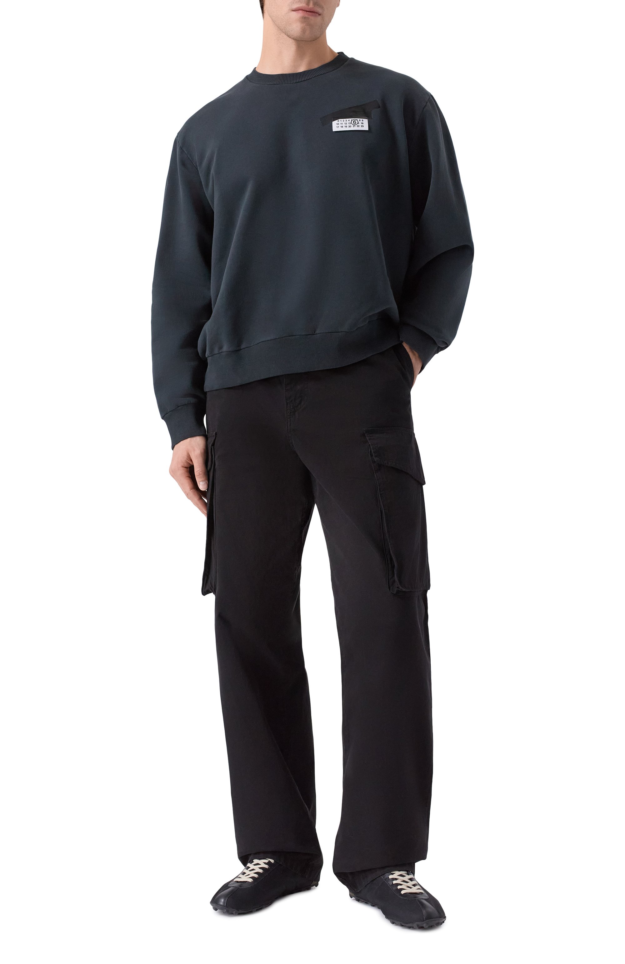 Хлопковый свитшот MM6, арт. SH2GU0025/M25024, фото 2