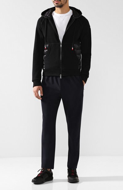 Хлопковая толстовка на молнии с капюшоном MONCLER, арт. D2-091-84006-00-80985, фото 2