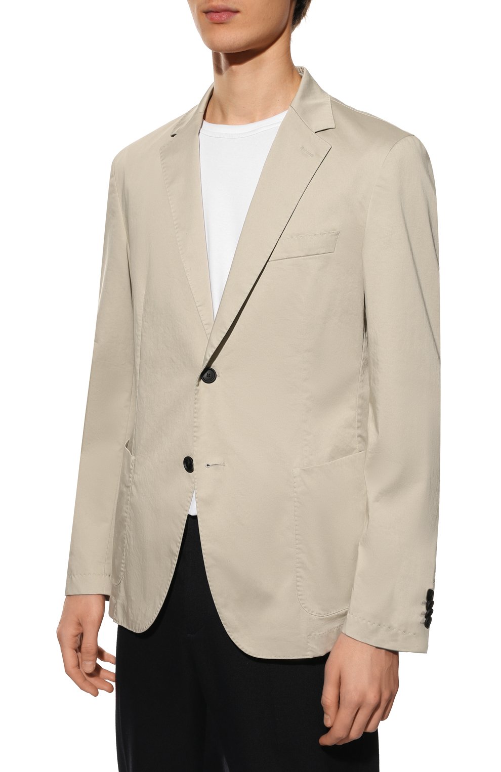 Хлопковый пиджак BOSS, арт. 50468895, фото 3