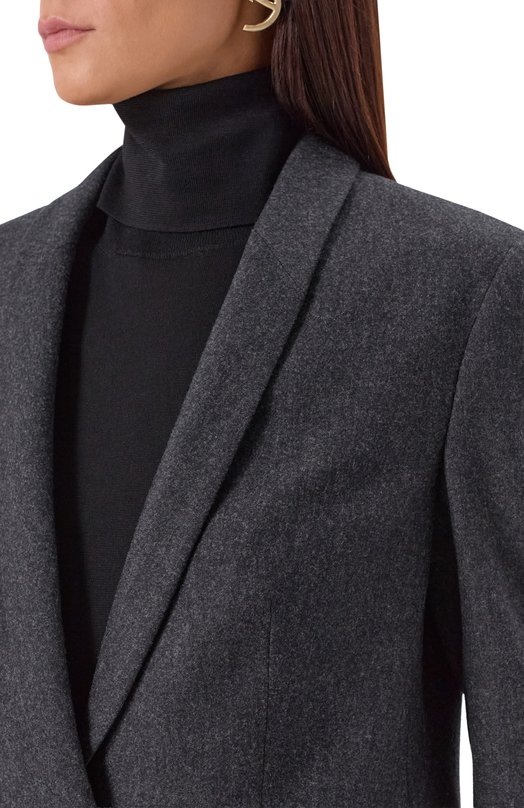 Жакет из шерсти и кашемира Giorgio Armani GW001951/TE10537 Серый  GW001951/TE10537 Фото 5