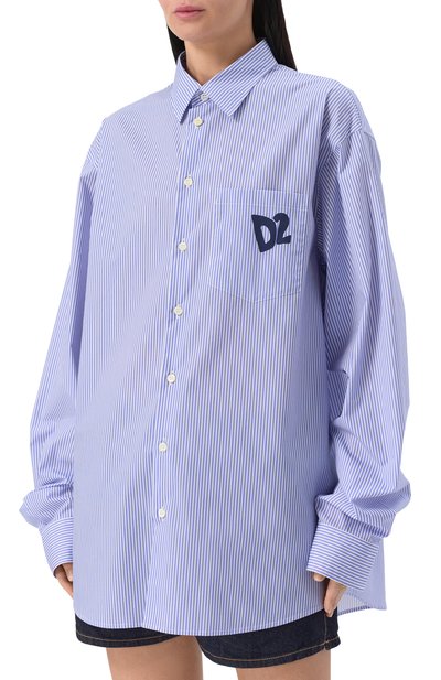 Хлопковая рубашка DSQUARED2, арт. S73DL0280/D35285, фото 3