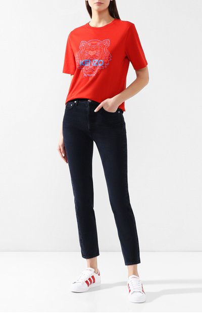 Кожаные кеды superstar ADIDAS ORIGINALS, арт. BD7370, фото 2