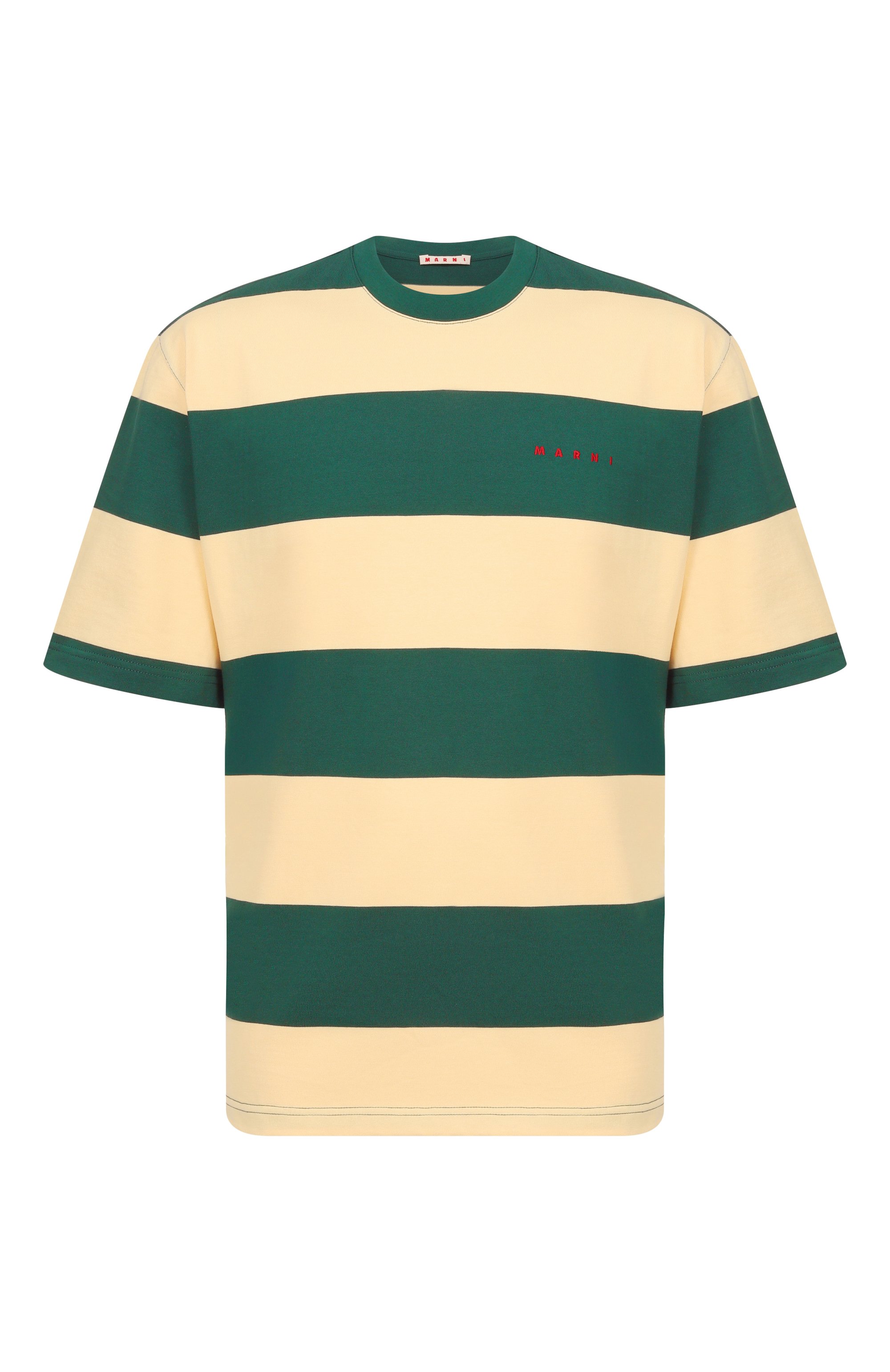 Хлопковая футболка MARNI, арт. HUMU0287S0/UTC580, фото 1