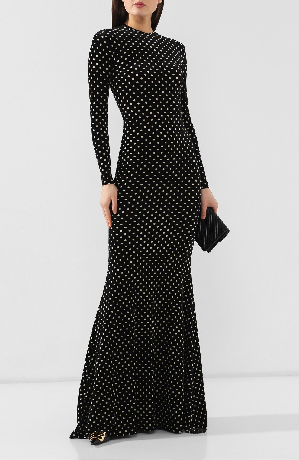 Платье в горох BALENCIAGA, арт. 583829/TELA7, фото 2