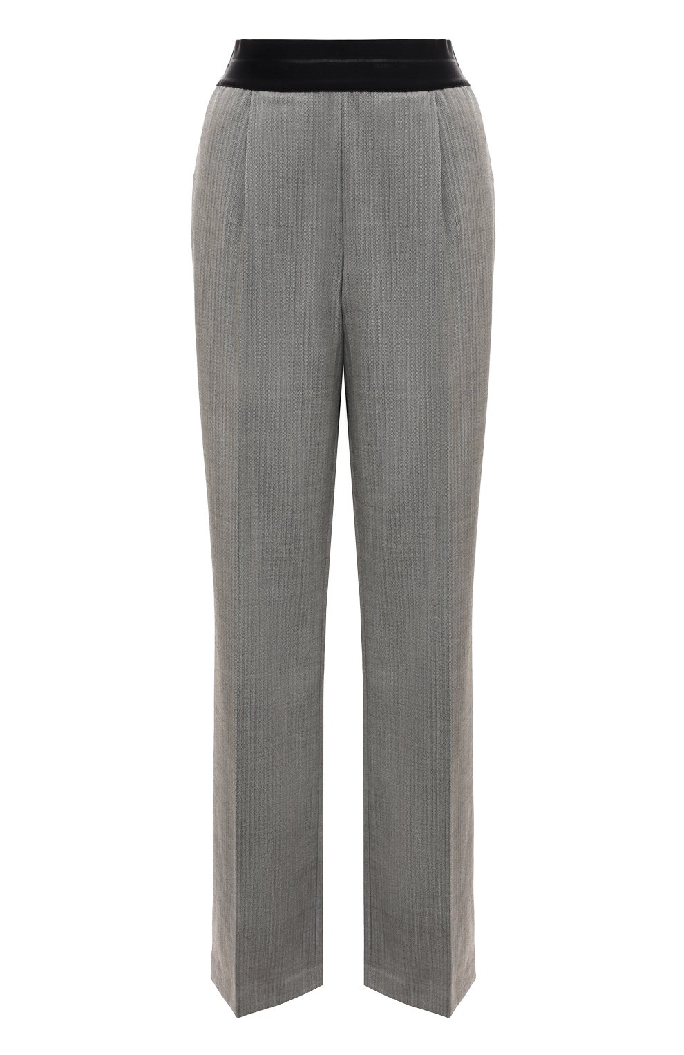 Брюки HELMUT LANG черно-белого цвета по цене 59150 руб., арт. N09HW206, фото 1 Брюки HELMUT LANG, арт. N09HW206, фото 1