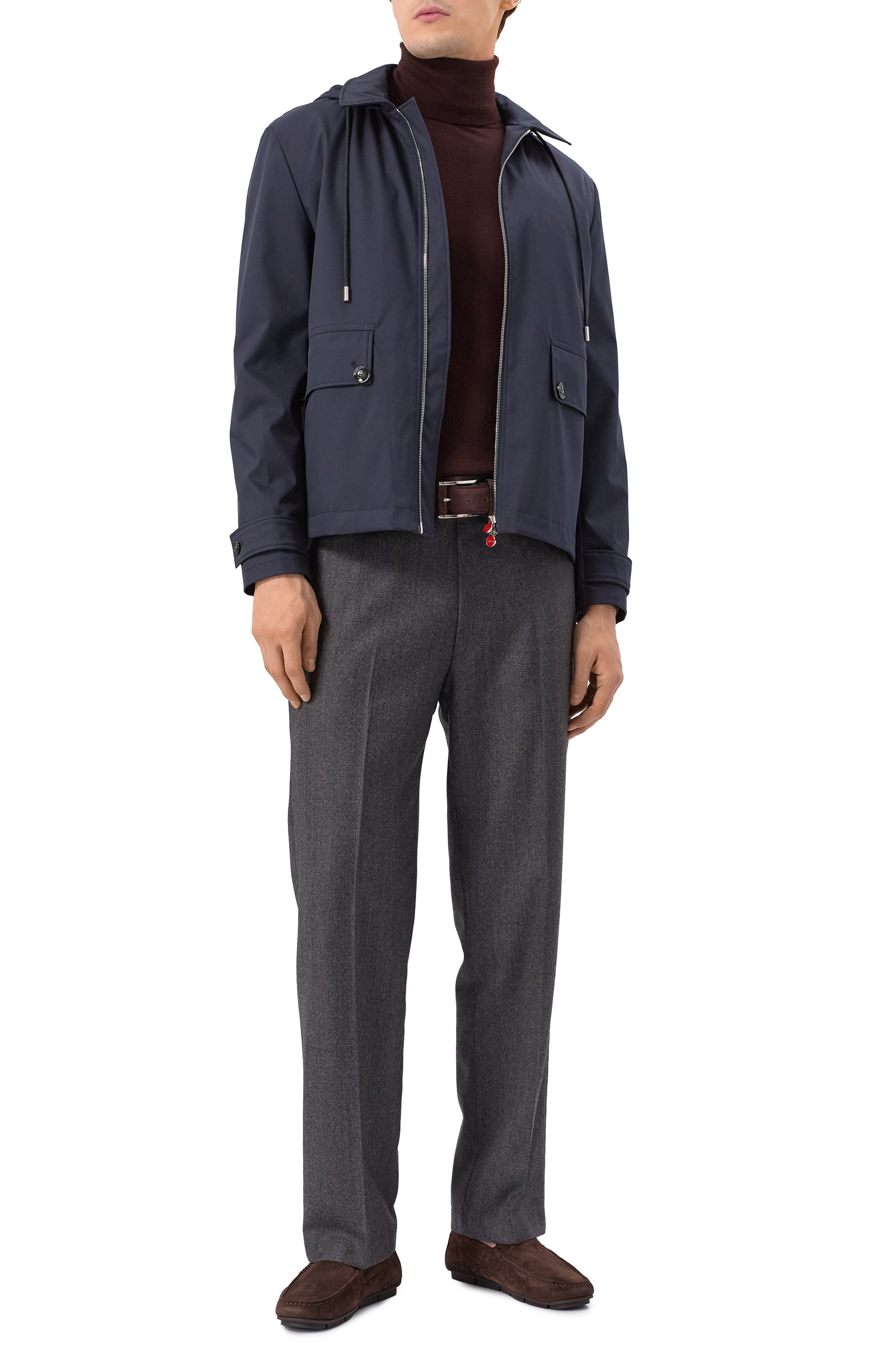 Замшевые мокасины DOUCAL'S, арт. DU3409HAVAUF009N, фото 2