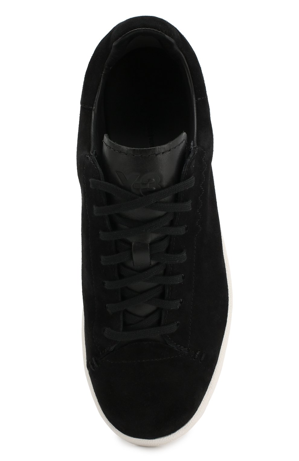 Замшевые кеды yohji court Y-3, арт. F99791/W, фото 5