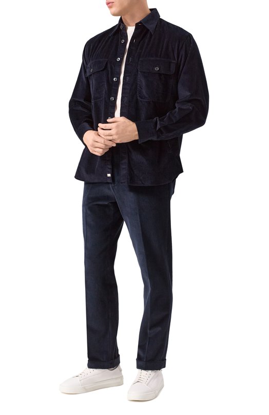 Вельветовая рубашка MVST MUST-JACKET/C7107 Синий  MUST-JACKET/C7107 Фото 2