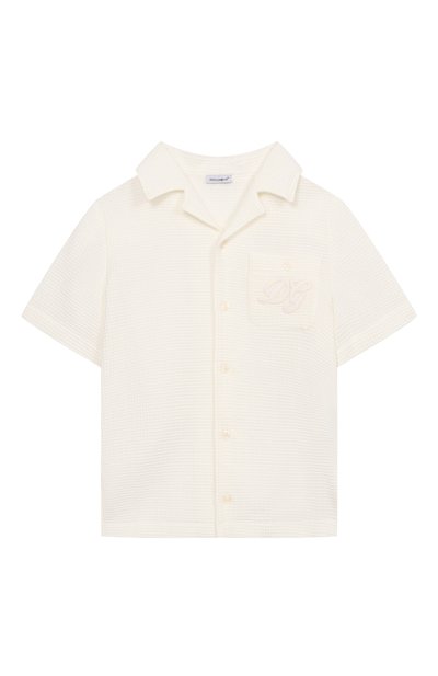 Хлопковая рубашка DOLCE & GABBANA, арт. L44S76/FU628_001