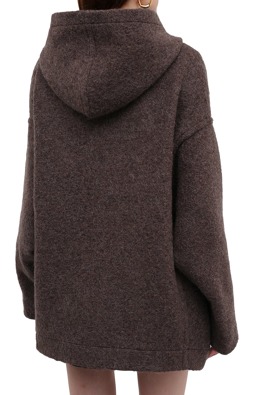 Куртка RICK OWENS коричневого цвета по цене 175000 руб., арт. RP02A7722/WBK, фото 4 Куртка RICK OWENS, арт. RP02A7722/WBK, фото 4