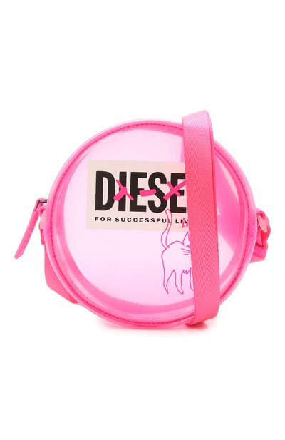 Сумка DIESEL розового цвета по цене 7995 руб., арт. J00143-P0774, фото 4 Сумка DIESEL, арт. J00143-P0774, фото 4