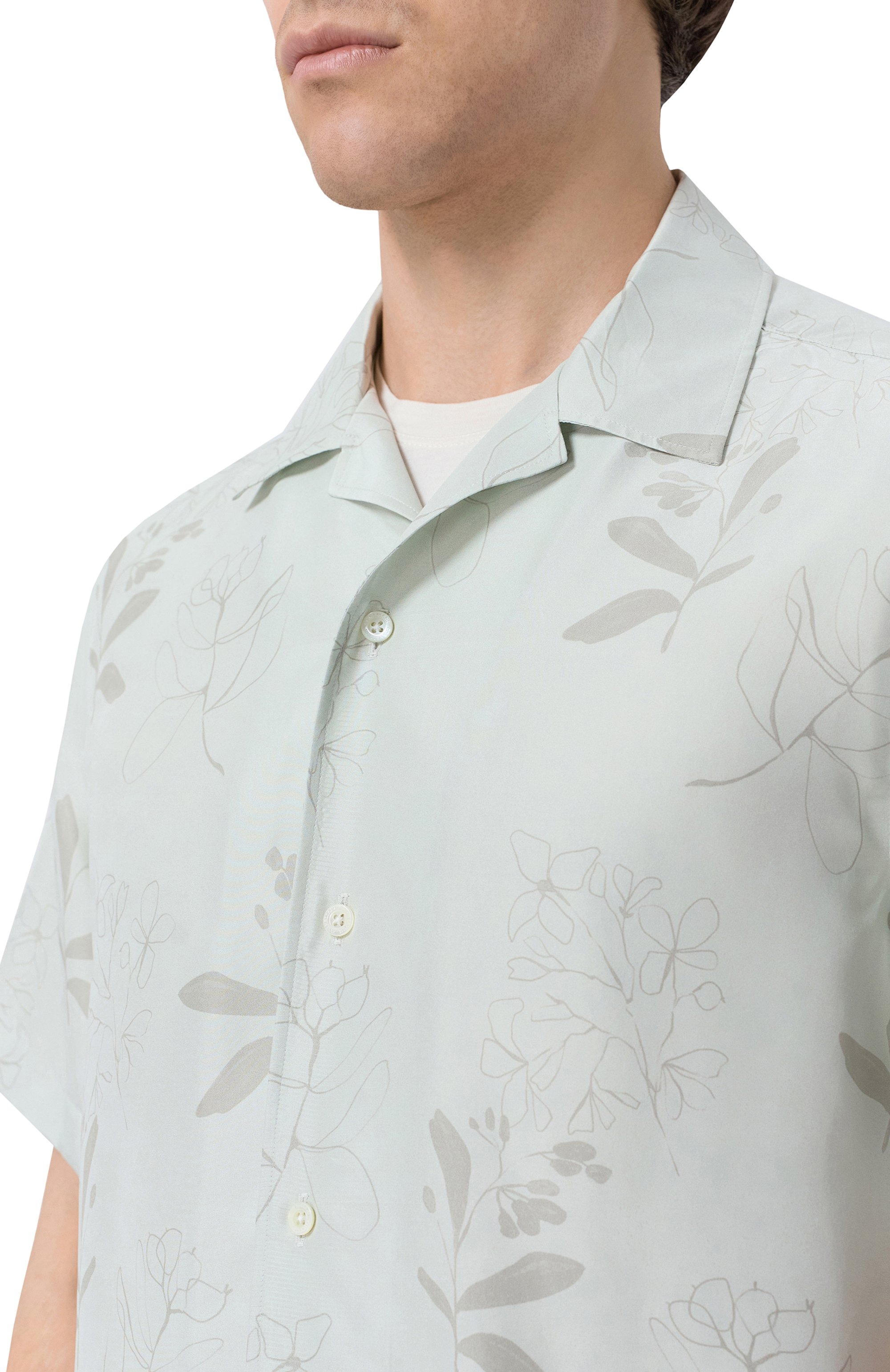 Шелковая рубашка CORNELIANI, арт. 27I204/2711904, фото 5