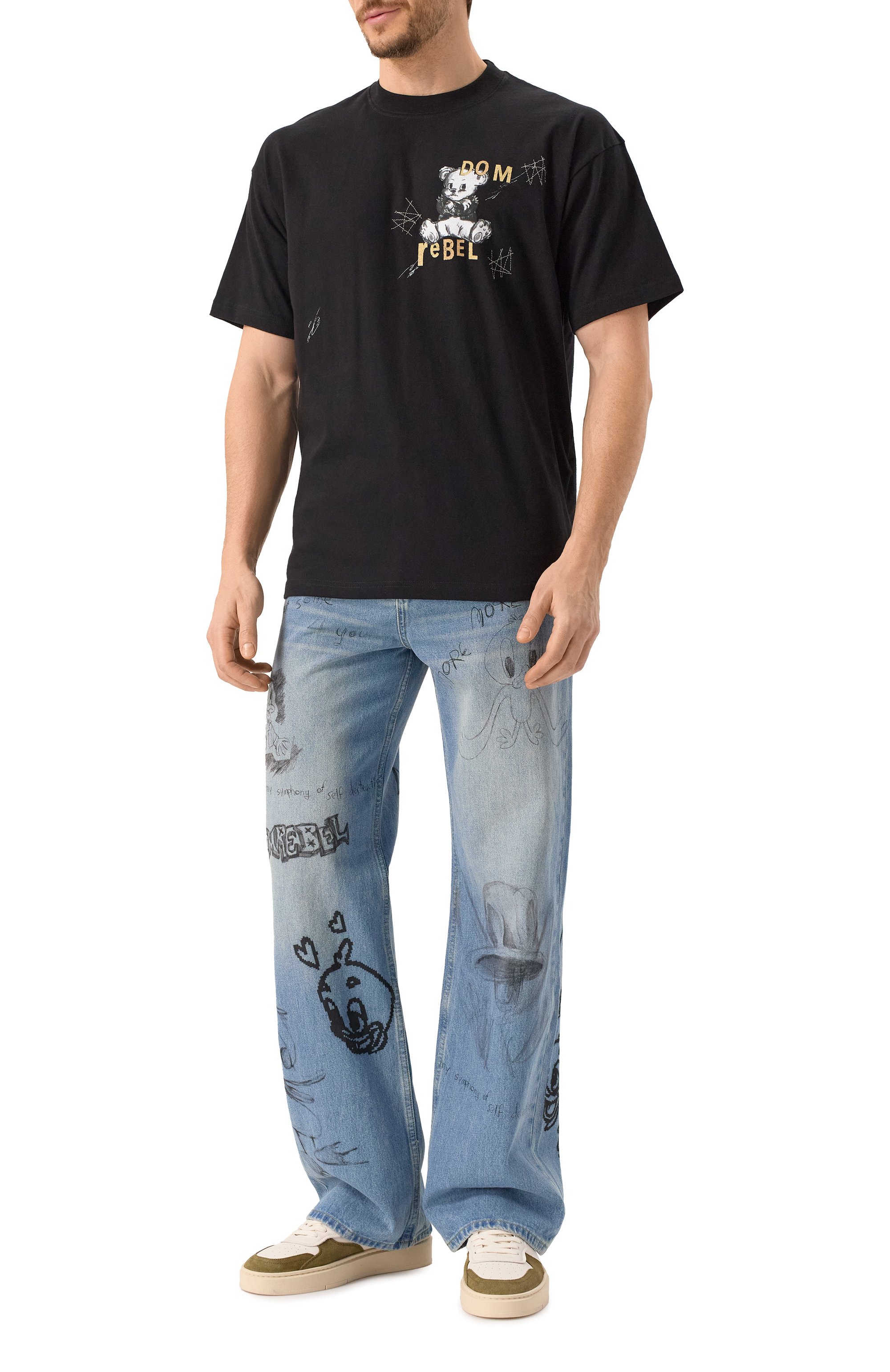 Хлопковая футболка DOMREBEL, арт. GL00MY/T-SHIRT, фото 2