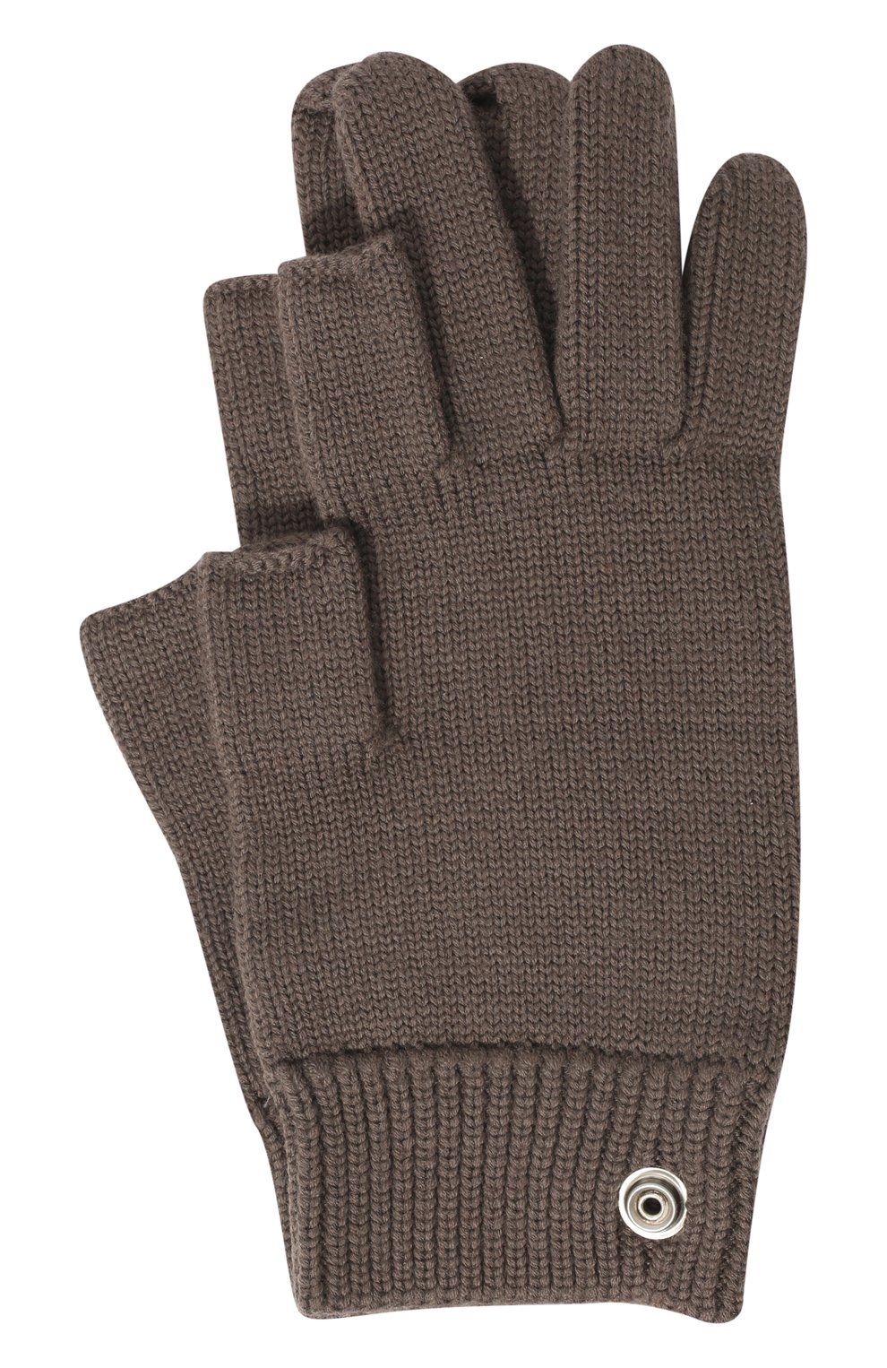 Шерстяные перчатки RICK OWENS серого цвета по цене 28500 руб., арт. RU02B2492/M, фото 1 Шерстяные перчатки RICK OWENS, арт. RU02B2492/M, фото 1