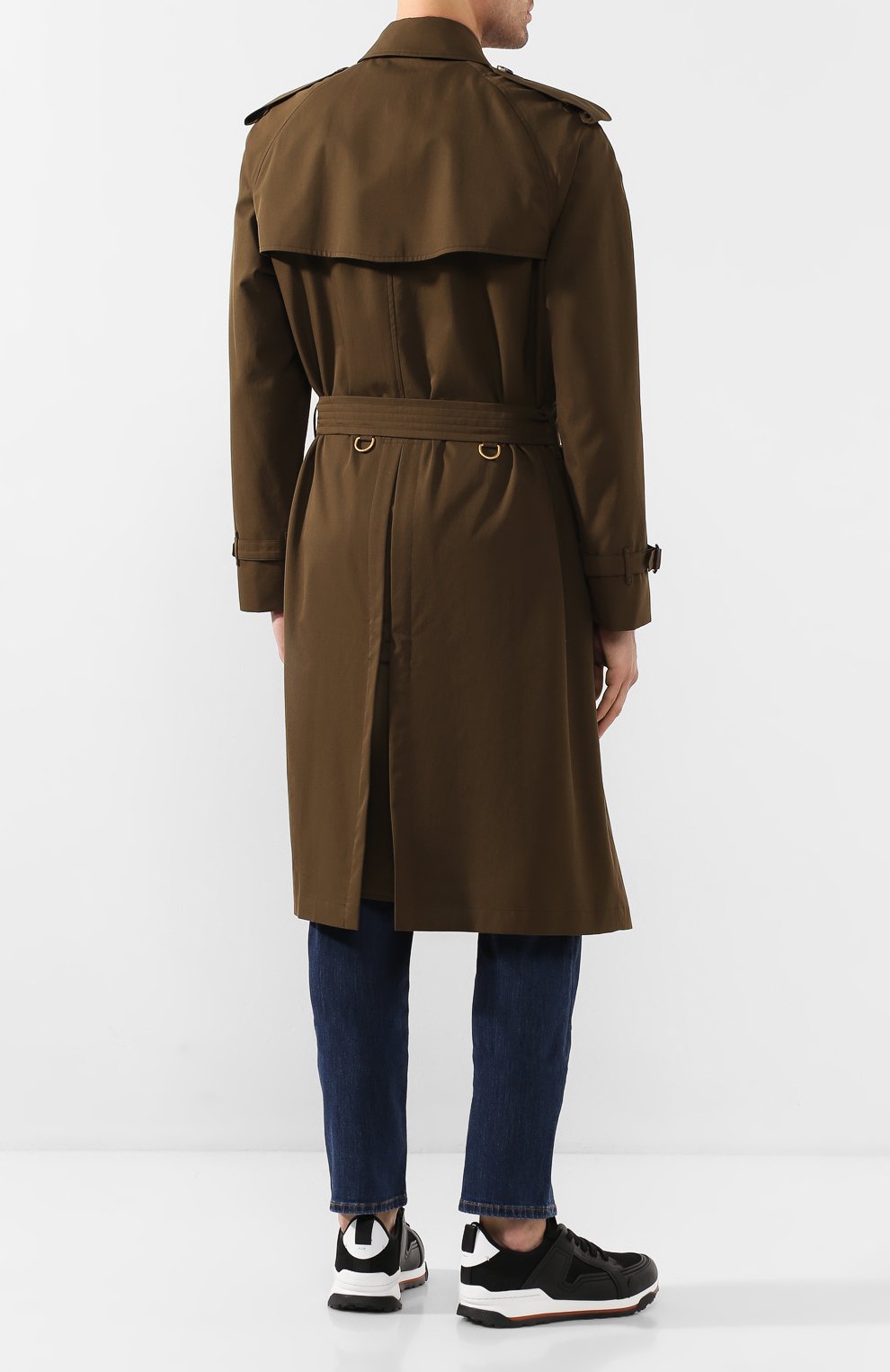 Хлопковый тренч BURBERRY, арт. 4073480, фото 4