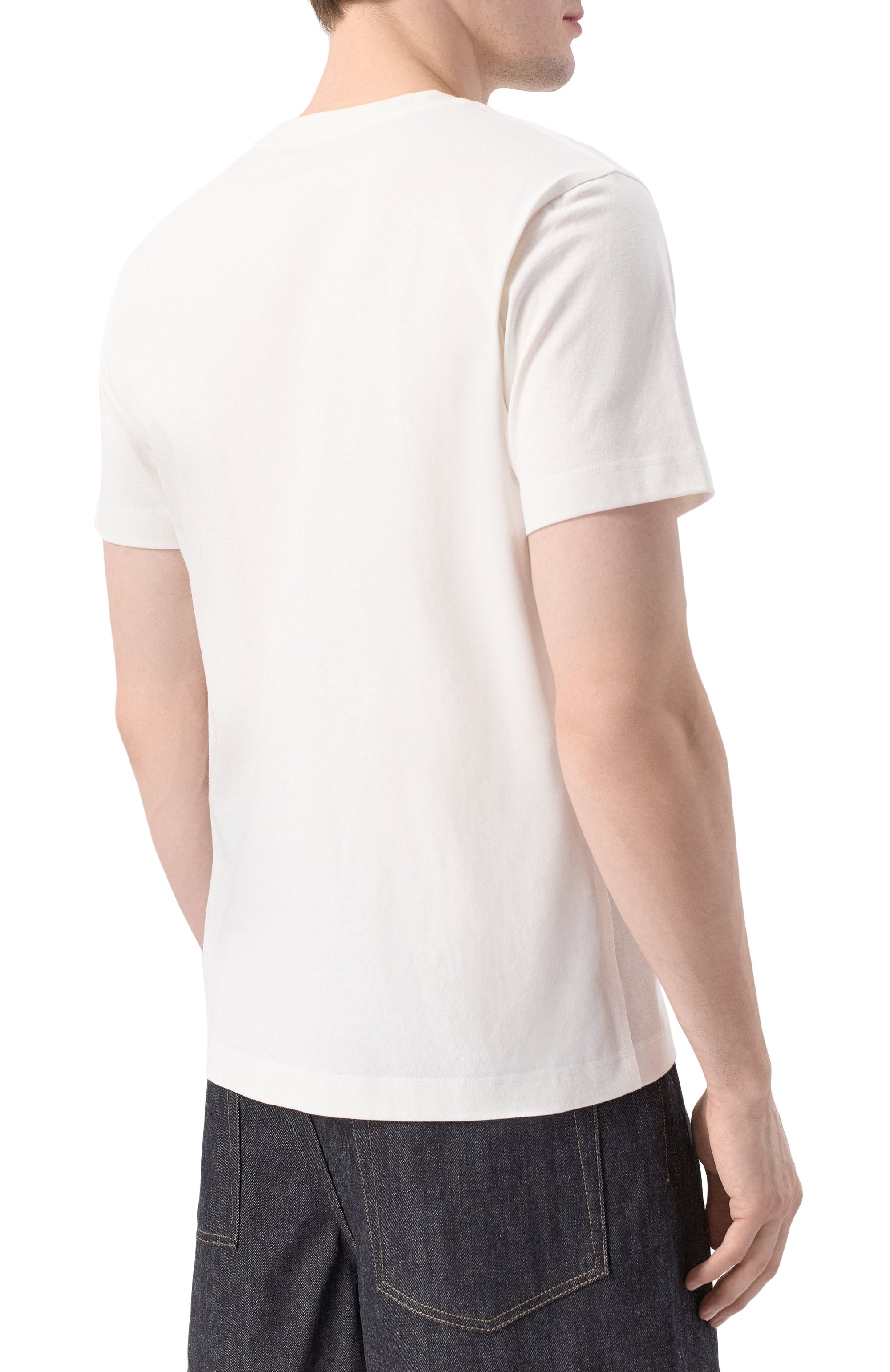 Хлопковая футболка BURBERRY, арт. 8101901, фото 4