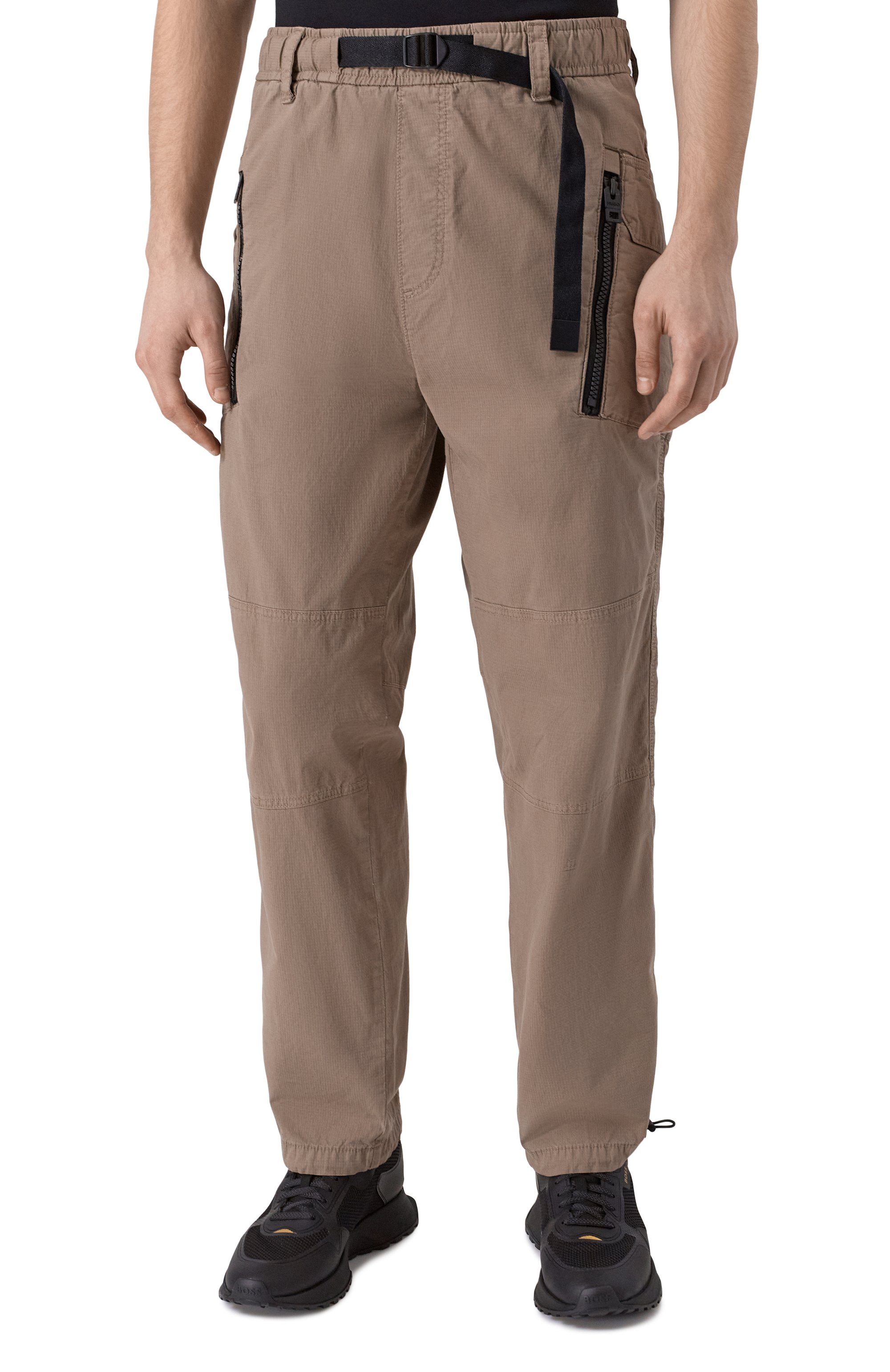 Хлопковые брюки HUGO, арт. 50534636, фото 3