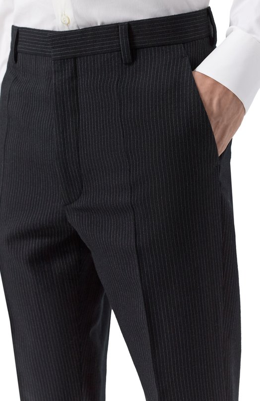 Шерстяные брюки Prada UP0147-1ZCX-F0002-212 Чёрный  UP0147-1ZCX-F0002-212 Фото 5