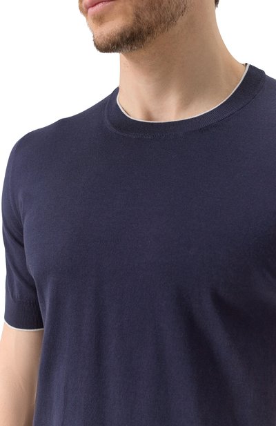 Хлопковый джемпер BRUNELLO CUCINELLI, арт. M29805200, фото 5