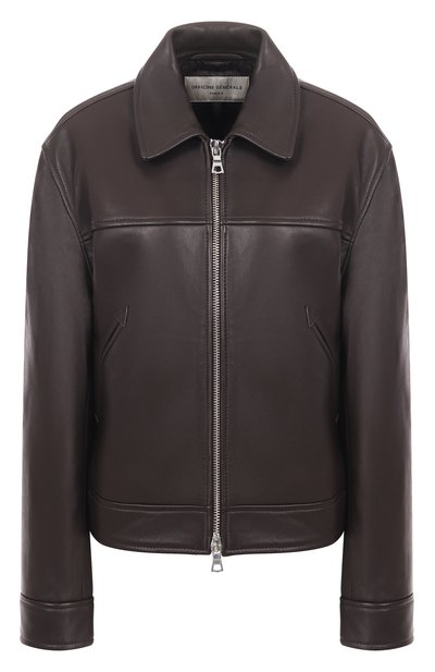 Женская кожаная куртка OFFICINE GENERALE, арт. W25WLTR552