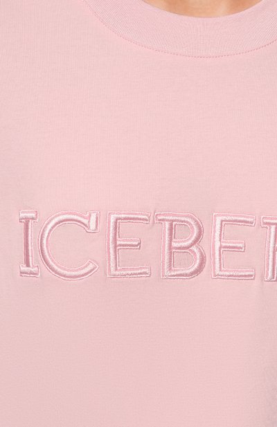 Хлопковая футболка ICEBERG, арт. 22E I2P0/F5A1/6307, фото 5