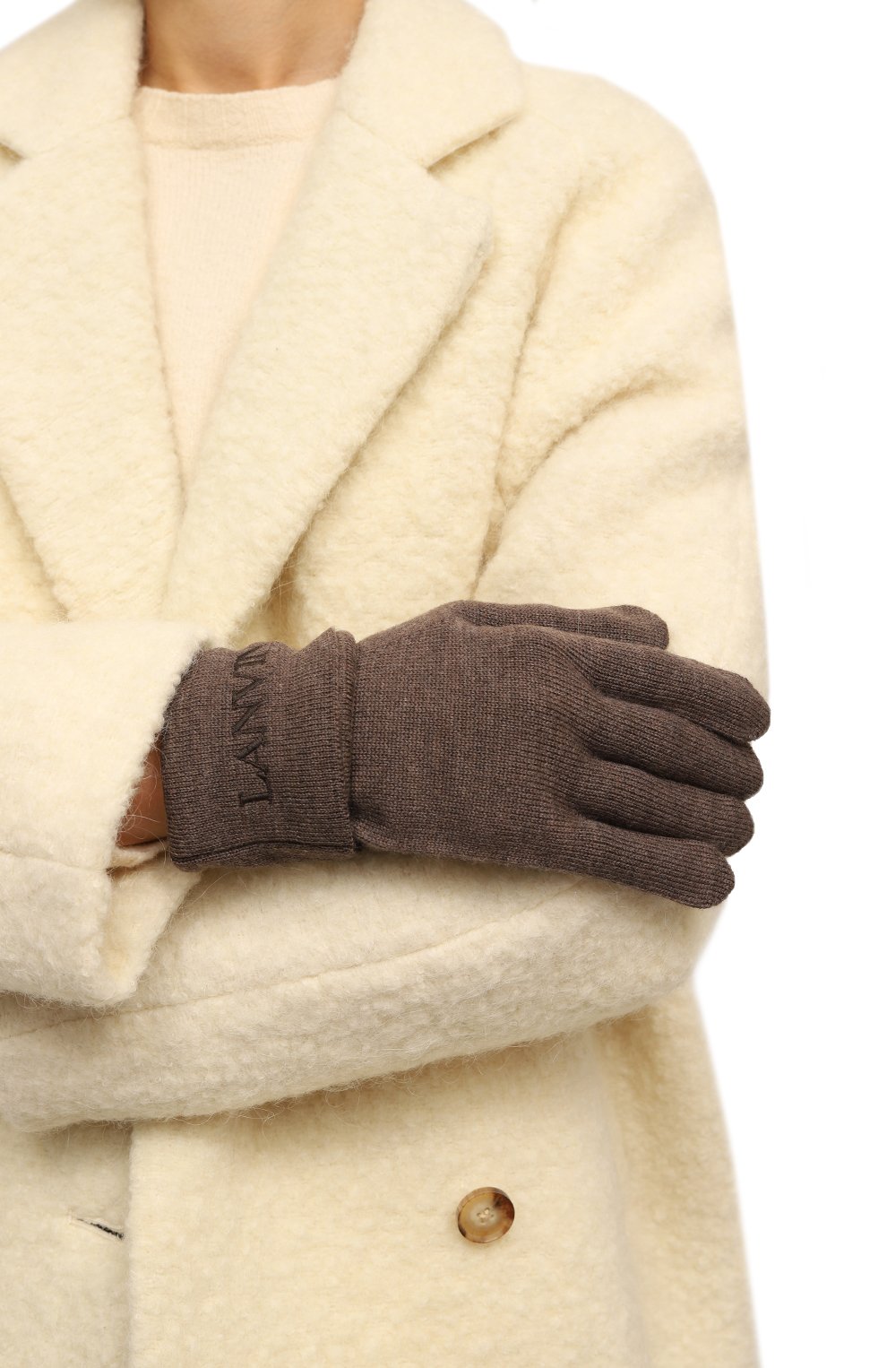 Шерстяные перчатки LANVIN, арт. 6LGUAN/U7132, фото 2