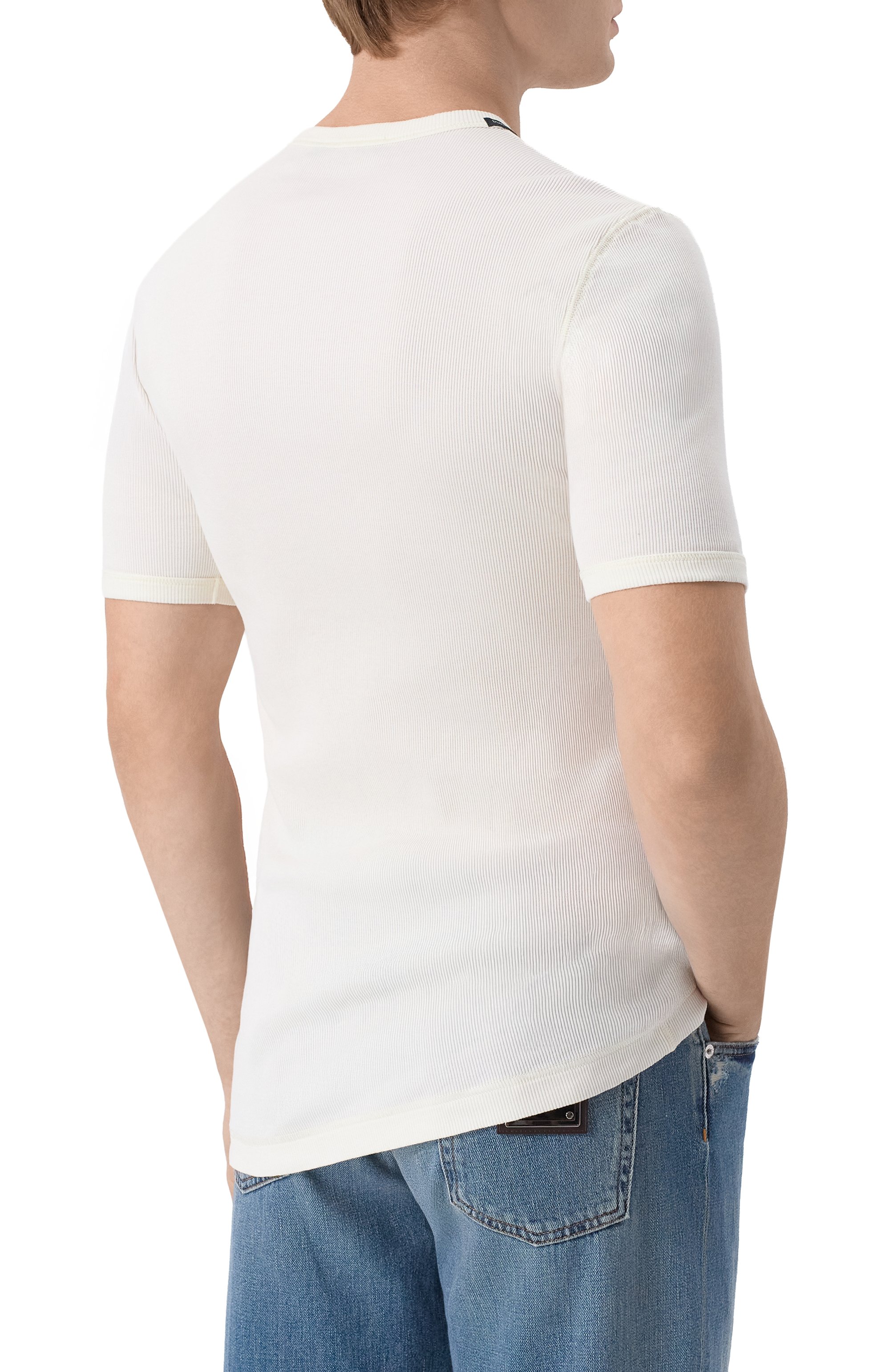 Хлопковая футболка DOLCE & GABBANA, арт. G8QX6T/G7P0D, фото 4