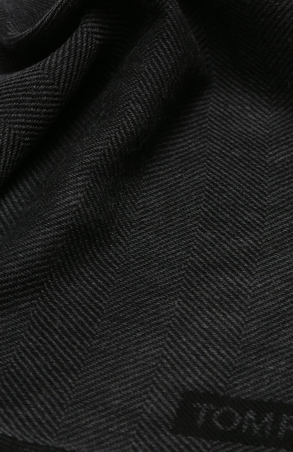 Шерстяной шарф с необработанным краем TOM FORD, арт. 4TF127/2FB, фото 2