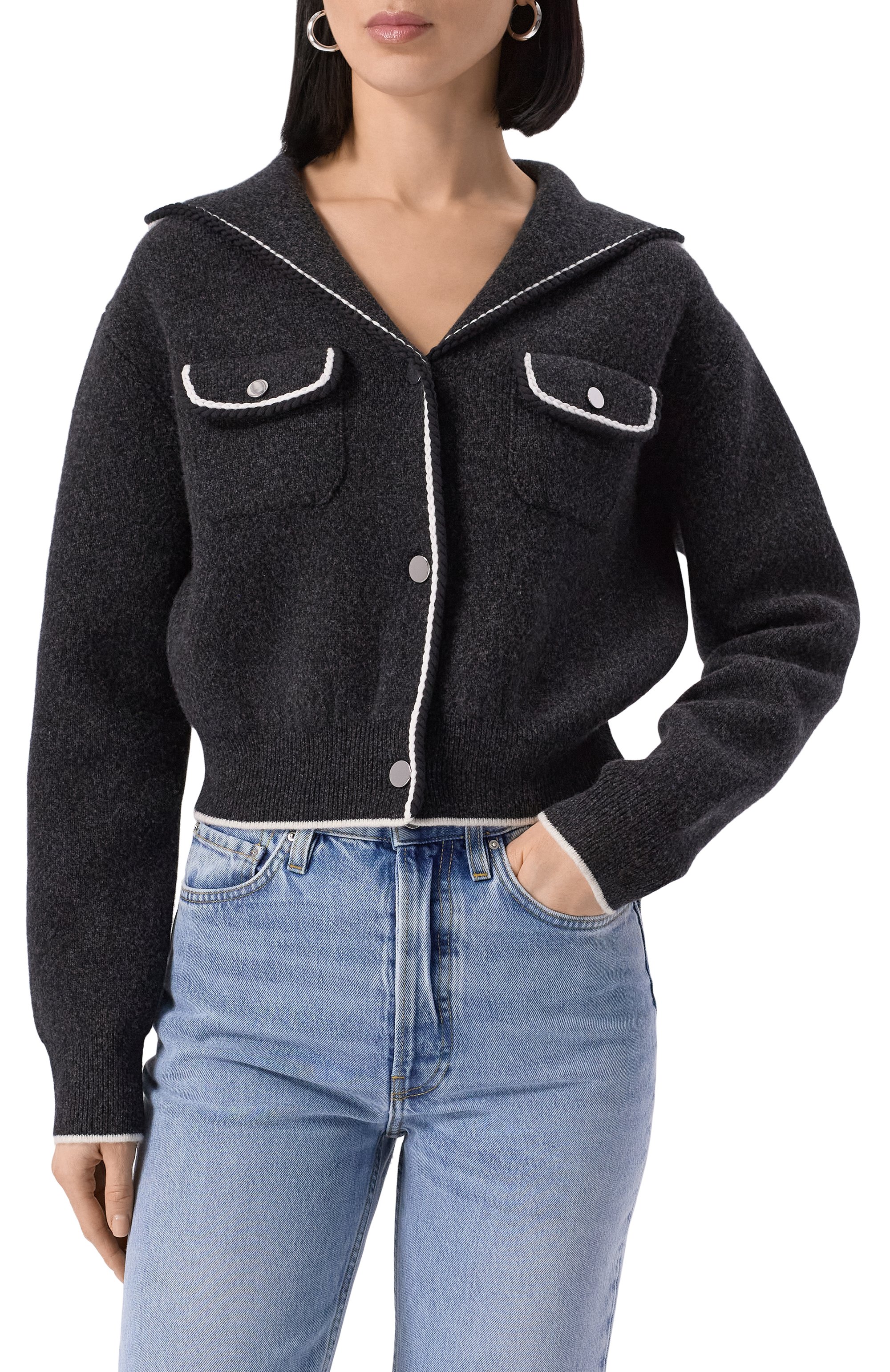 Кардиган из шерсти и кашемира THEORY, арт. 01111719, фото 3