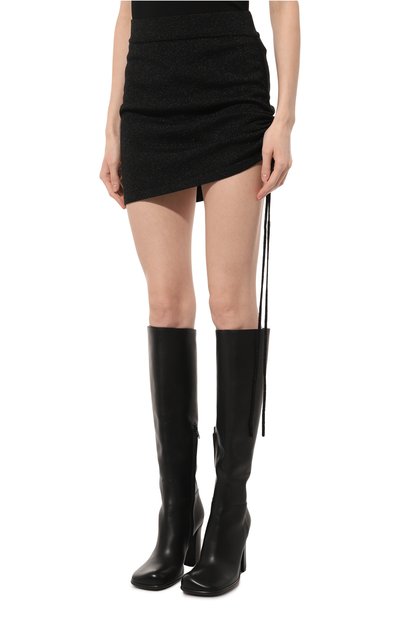Шерстяная юбка P.A.R.O.S.H. черного цвета по цене 19150 руб., арт. LUX-D560572, фото 3 Шерстяная юбка P.A.R.O.S.H., арт. LUX-D560572, фото 3