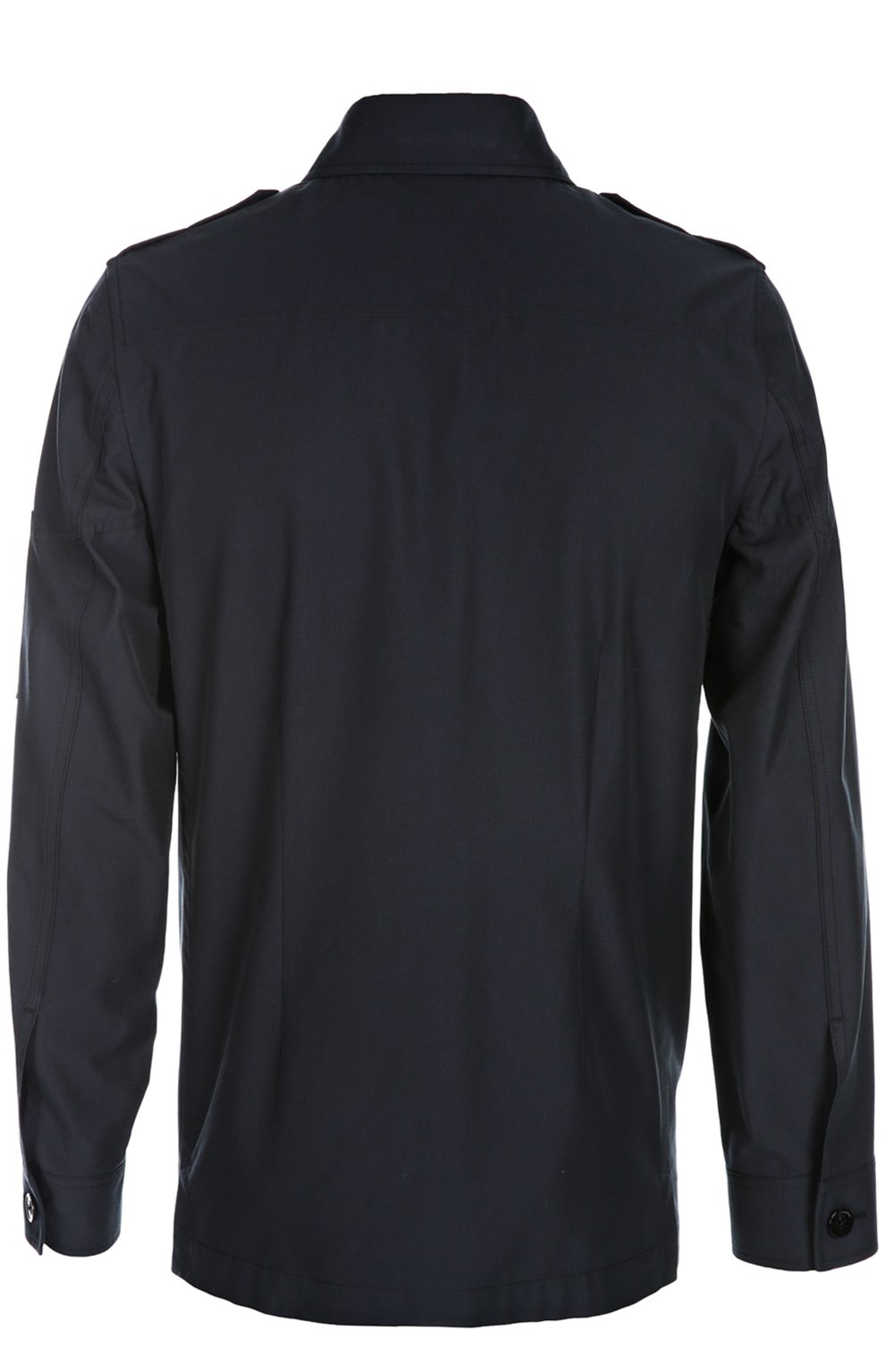 Хлопковая куртка-сафари на пуговицах TOM FORD темно-синего цвета по цене 230500 руб., арт. BI068TF0394, фото 2 Хлопковая куртка-сафари на пуговицах TOM FORD, арт. BI068TF0394, фото 2