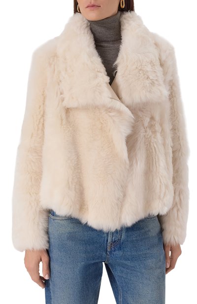 Двусторонняя дубленка из овчины YVES SALOMON, арт. 7WYV62155T0SX, фото 3