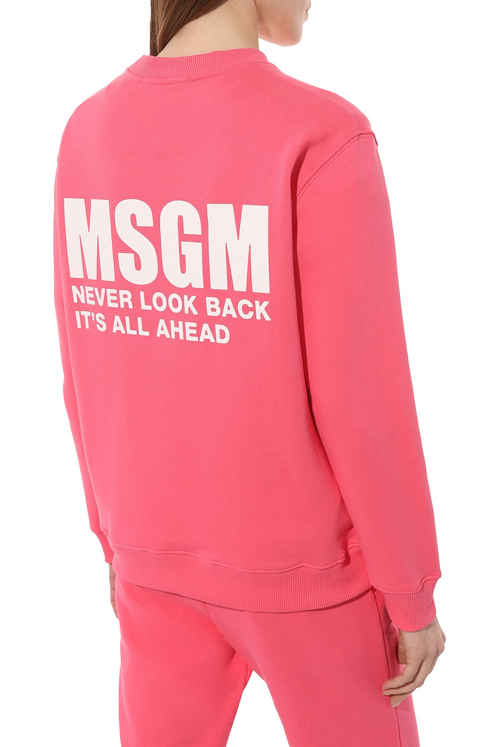 Хлопковый свитшот MSGM, арт. 3441MDM103 237000,  фото 4