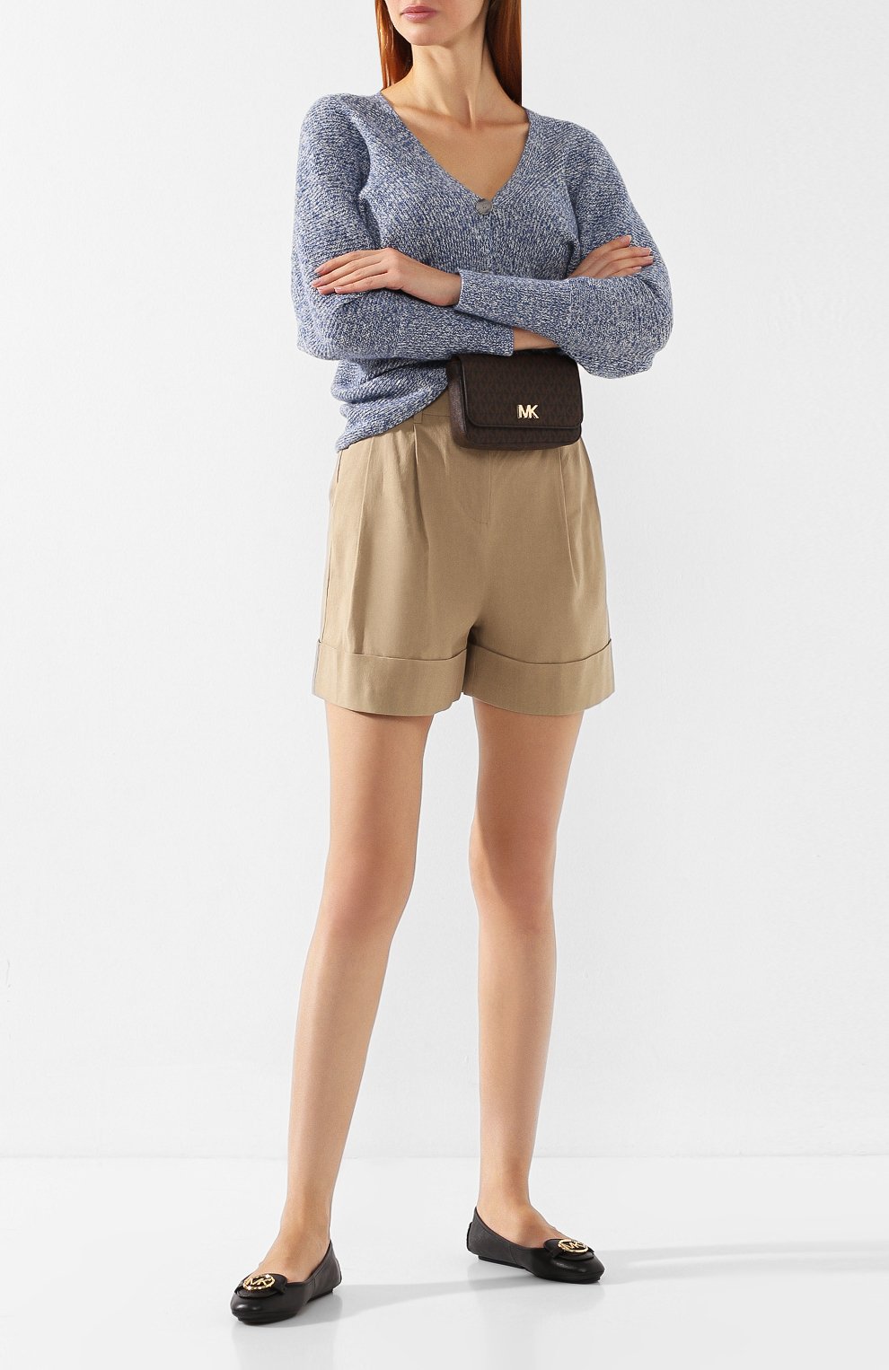 Кожаные балетки lillie MICHAEL MICHAEL KORS, арт. 40R9LIFP1L, фото 2