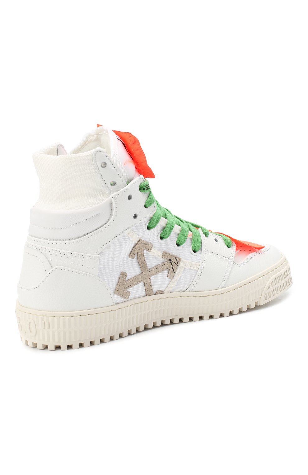 Комбинированные кеды off court 3.0 OFF-WHITE, арт. 0WIA112R21LEA0030100, фото 4