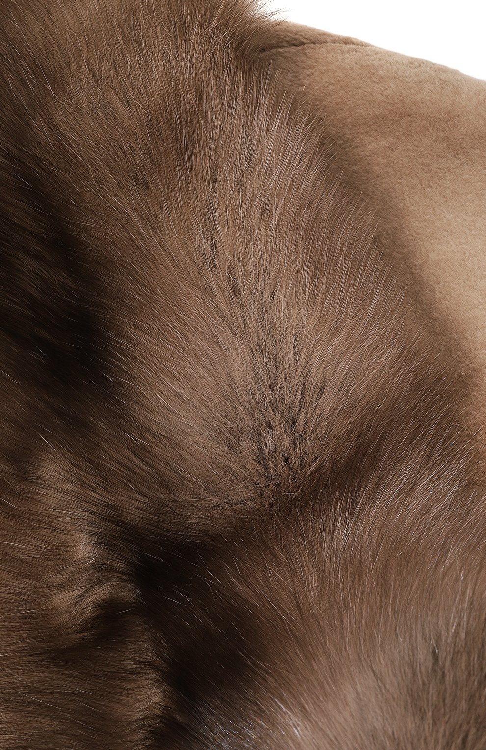 Меховая косынка из норки и соболя VICTORIA KUSENKOVA бежевого цвета по цене 365420 руб., арт. 041913694032, фото 4 Меховая косынка из норки и соболя VICTORIA KUSENKOVA, арт. 041913694032, фото 4