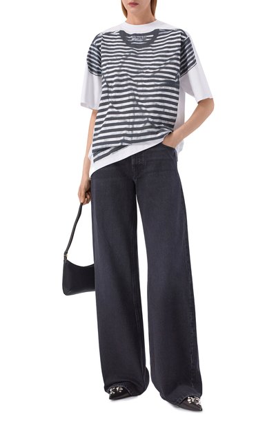 Хлопковая футболка MSGM, арт. 4042MDM105 267002/267002, фото 2