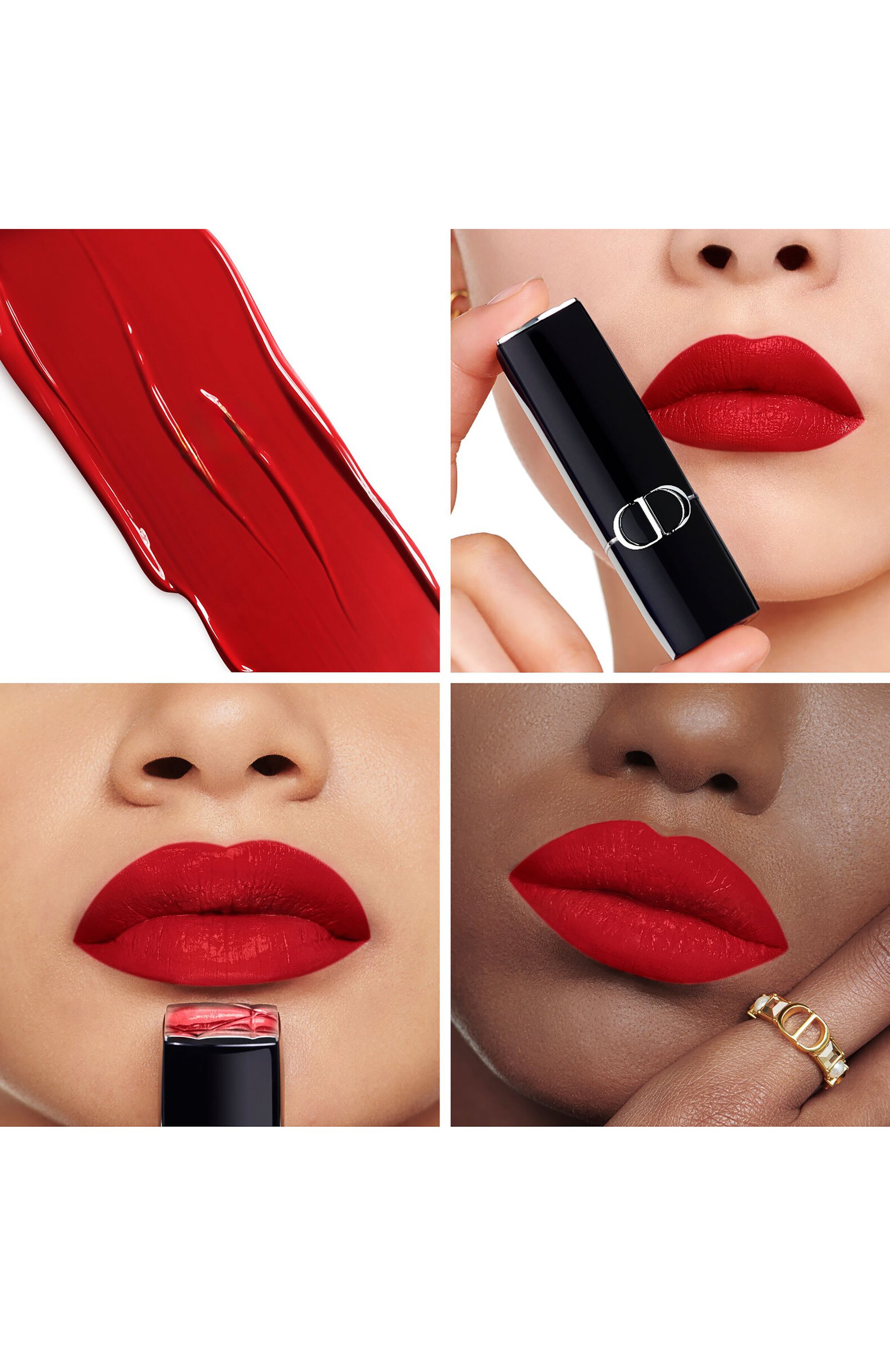 Сменный блок помады для губ с сатиновым финишем rouge dior, оттенок 999 (3,5g) DIOR, арт. C335500999, фото 3