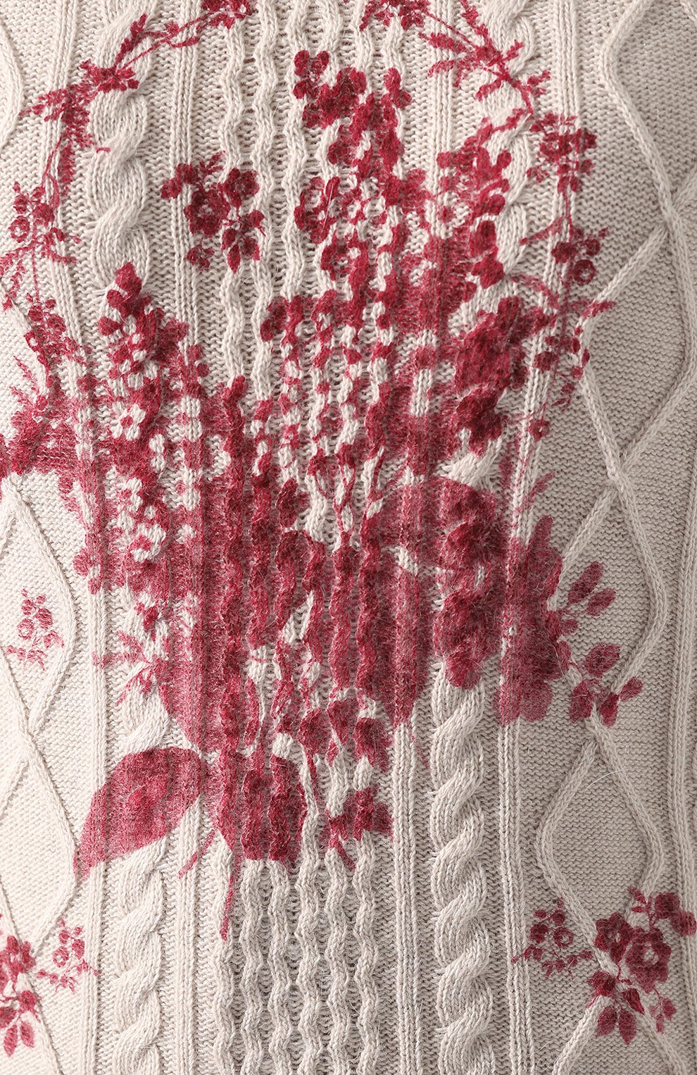 Пуловер REDVALENTINO белого цвета по цене 39950 руб., арт. SR0KCB80/4ME, фото 5 Пуловер REDVALENTINO, арт. SR0KCB80/4ME, фото 5