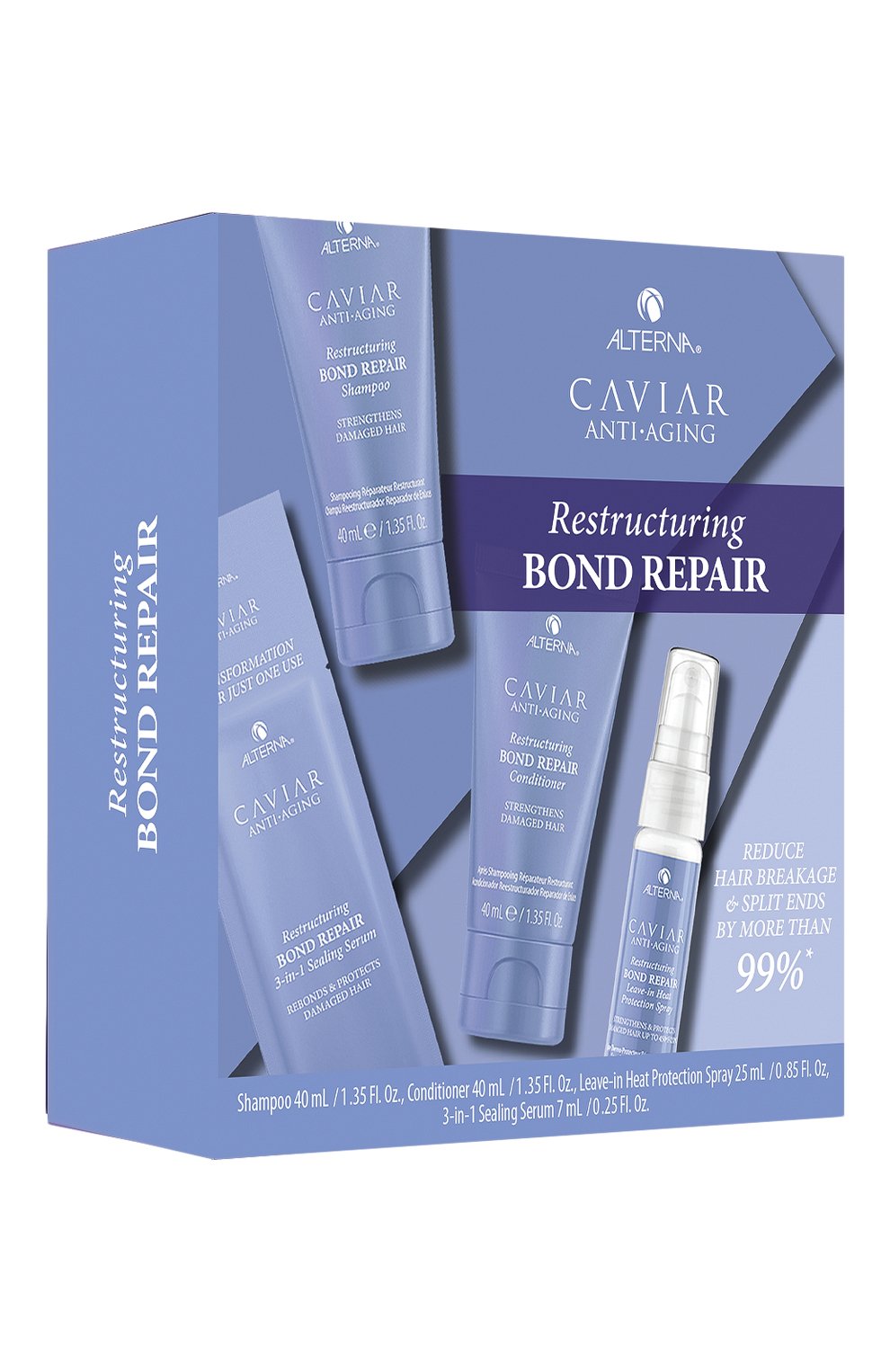 Набор caviar anti-aging restructuring bond repair (2x250ml) ALTERNA бесцветного цвета по цене 6650 руб., арт. 4045787539714, фото 1 Набор caviar anti-aging restructuring bond repair (2x250ml) ALTERNA, арт. 4045787539714, фото 1