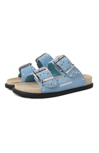 Замшевые шлепанцы DSQUARED2, арт. 80188/VAR1/36-40